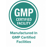 Manufactured in a GMP-certified facility